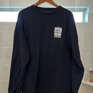 Vans long sleeved T-shirt. XL Classic fit. Black.